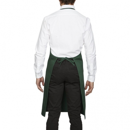 Tablier de cuisine avec bavette et poche vert Roll Drap Tablier de cuisine avec bavette et poche vert Roll Drap