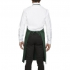 Tablier de cuisine avec bavette et poche vert Roll Drap Tablier de cuisine avec bavette et poche vert Roll Drap