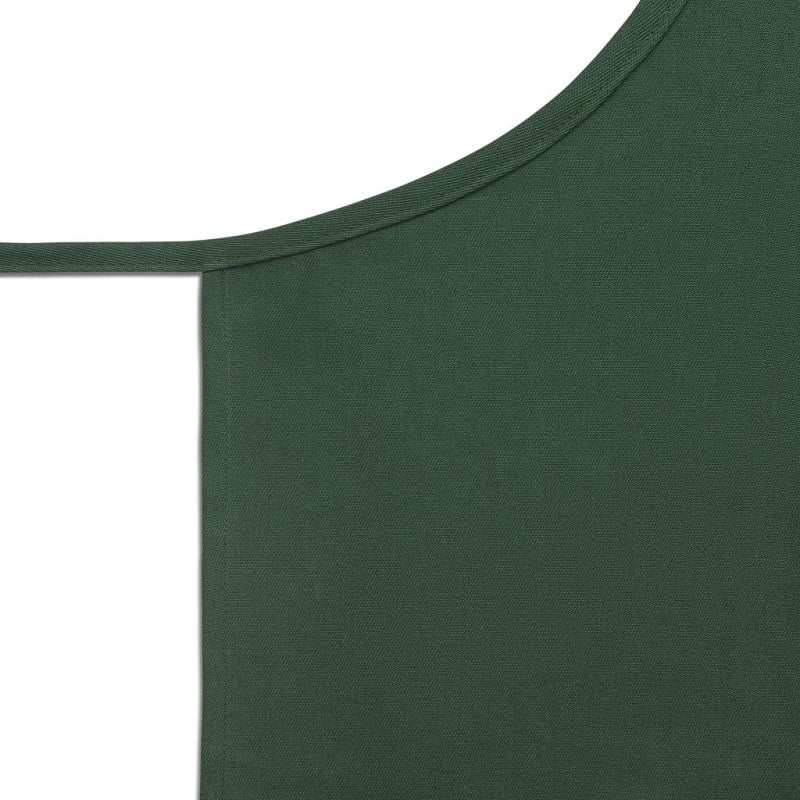 Tablier de cuisine avec bavette et poche vert Roll Drap