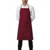 Tablier de cuisine avec bavette et poche bordeaux Roll Drap Tablier de cuisine avec bavette et poche bordeaux Roll Drap