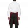 Tablier de cuisine avec bavette et poche bordeaux Roll Drap Tablier de cuisine avec bavette et poche bordeaux Roll Drap