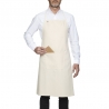 Tablier de cuisine avec bavette et poche ecru Roll Drap Tablier de cuisine avec bavette et poche ecru Roll Drap