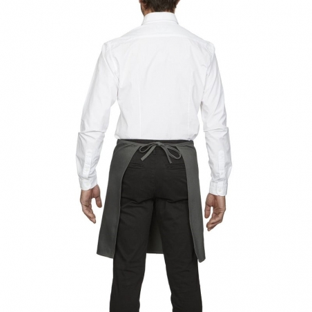 Tablier mi-long avec poche gris anthracite Roll Drap Tablier mi-long avec poche gris anthracite Roll Drap