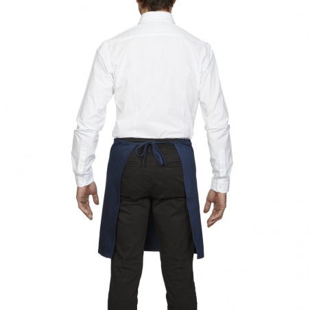 Tablier mi-long avec poche bleu pétrole Roll Drapoll Drap Tablier mi-long avec poche bleu pétrole Roll Drapoll Drap