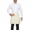 Tablier mi-long avec poche ecru Roll Drap Tablier mi-long avec poche ecru Roll Drap