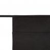 Tablier de service court à poche noir Roll Drap Tablier de service court à poche noir Roll Drap