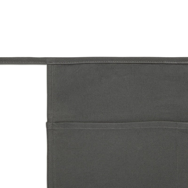 Tablier de service court à poche gris anthracite Roll Drap