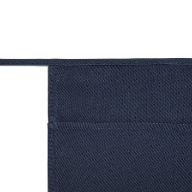 Tablier de service court à poche bleu pétrole Roll Drap