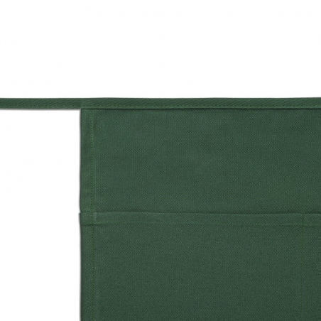 Tablier de service court à poche vert Roll Drap Tablier de service court à poche vert Roll Drap