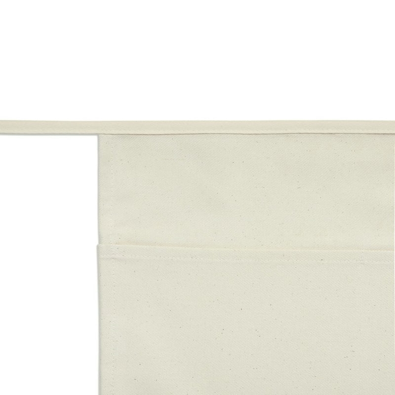 Tablier de service court à poche ecru Roll Drap
