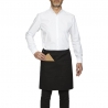 Tablier mi-long avec poche noir Roll Drap Tablier mi-long avec poche noir Roll Drap