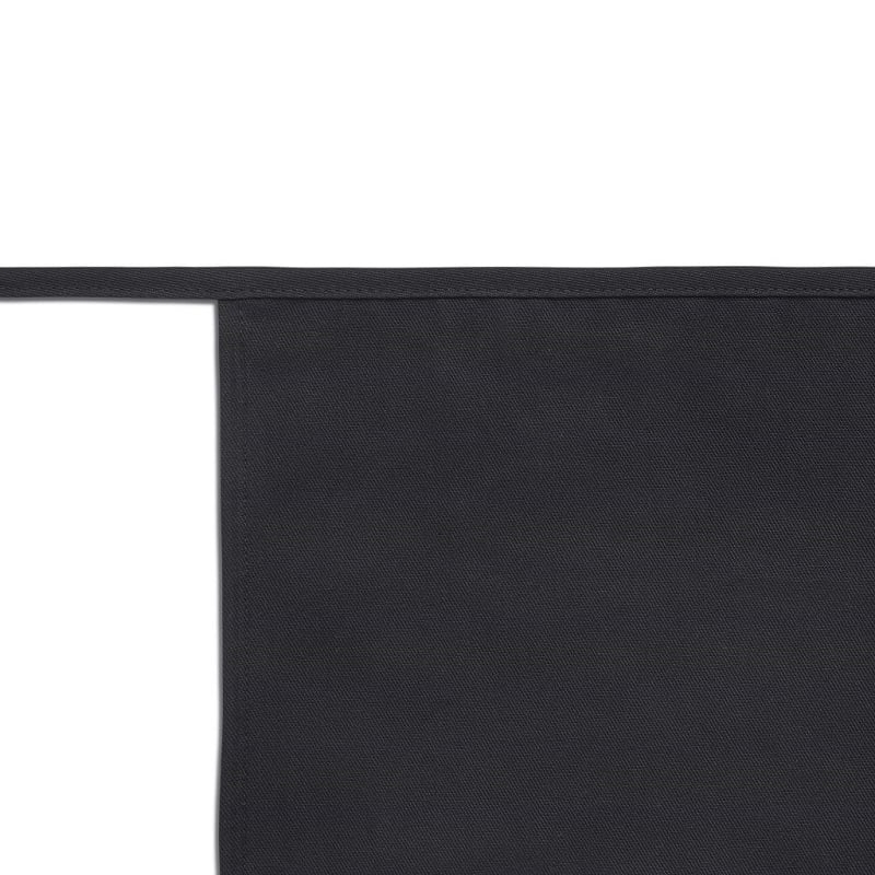 Tablier mi-long avec poche noir Roll Drap
