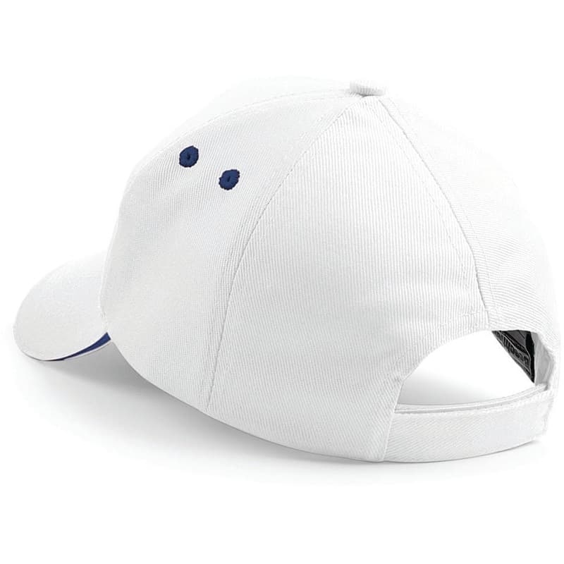 Casquette bicolore 5 panneaux pour cuisine et service B15C