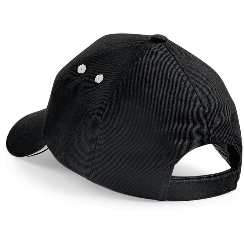 Casquette bicolore 5 panneaux pour cuisine et service B15C