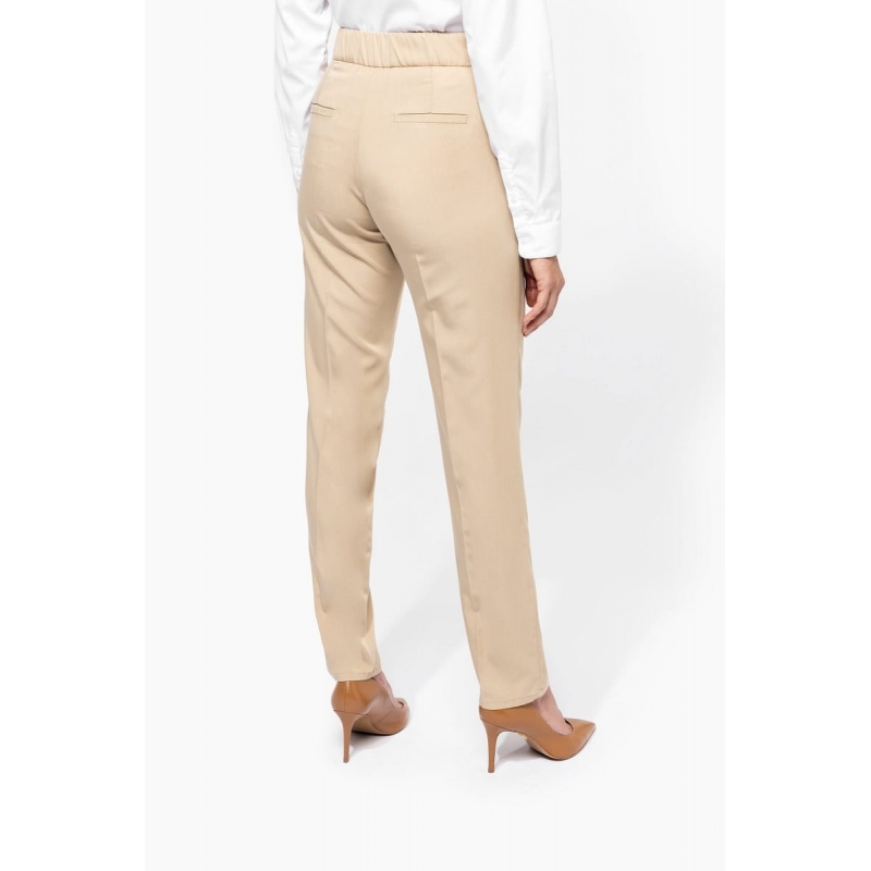 Pantalon Chino Premium élastiqué Femme PK703 Kariban