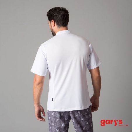 Veste de cuisine légère dos élastiqué Red Line Gary's