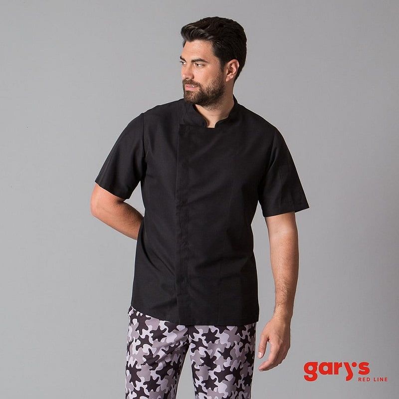 Veste de cuisine grande taille légère élastiquée Red Line Gary's