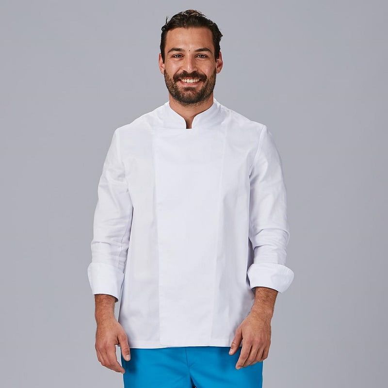 Veste de cuisine grande taille manche longue Red Line Gary's