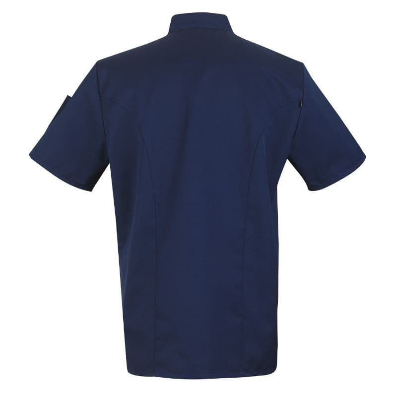 Veste de Cuisine Unisexe Nero Manches Courtes Robur