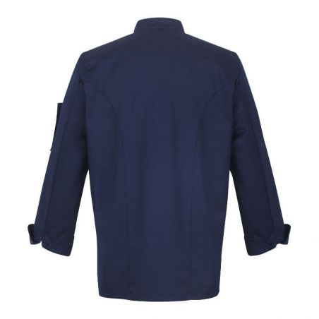 Veste de Cuisine Unisexe Nero Manches Longues Robur