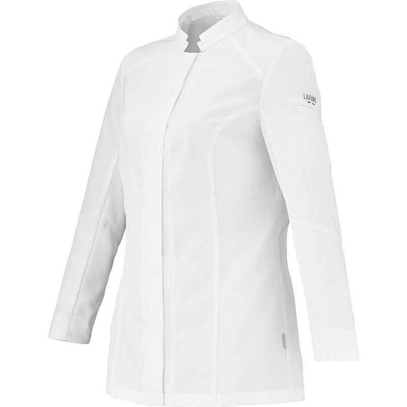 Veste cuisine avec fermeture centrale manche longue Marjoram Lafont