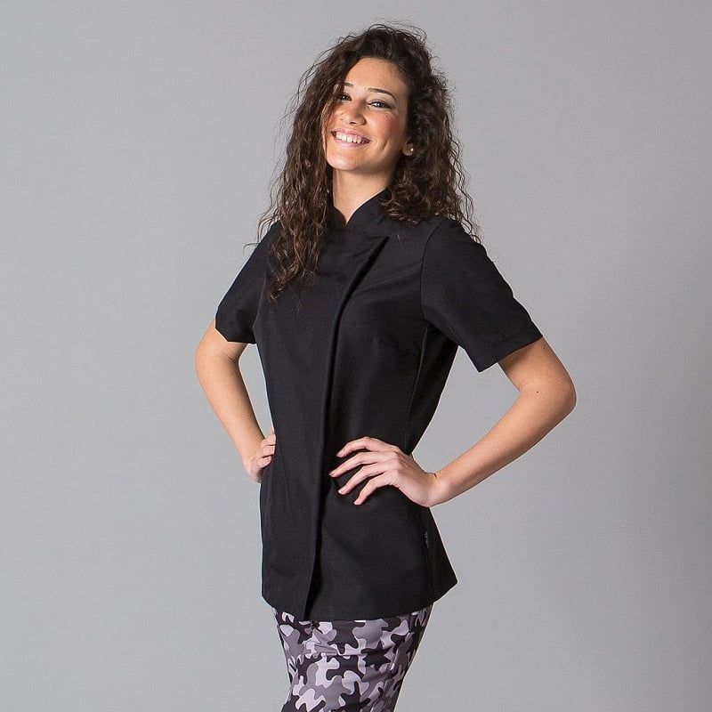 Veste cuisine femme legere manche courte Paz Gary's