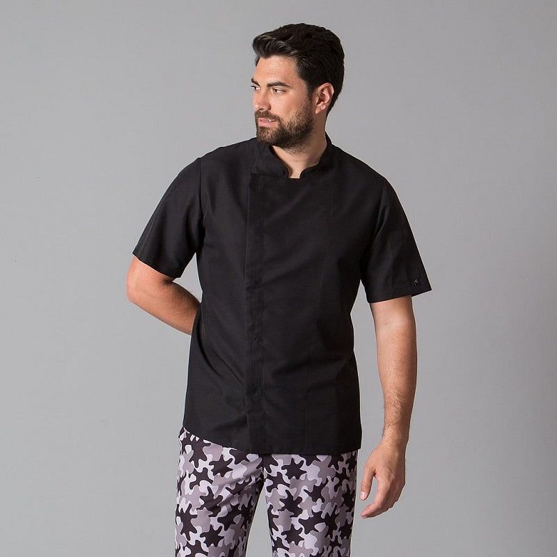 Veste cuisine homme legere manches courtes Rivera Gary's