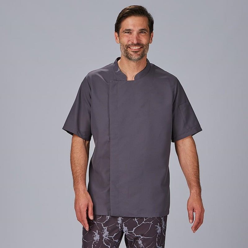 Veste cuisine homme legere manches courtes Rivera Gary's