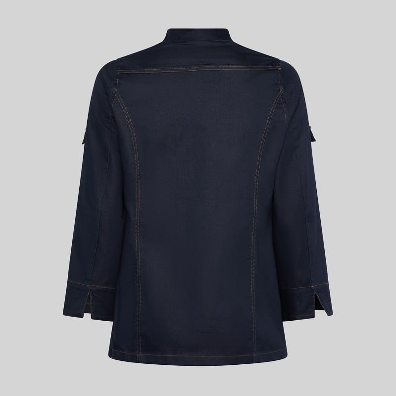 Veste de cuisine en jean denim femme Valera Gary's