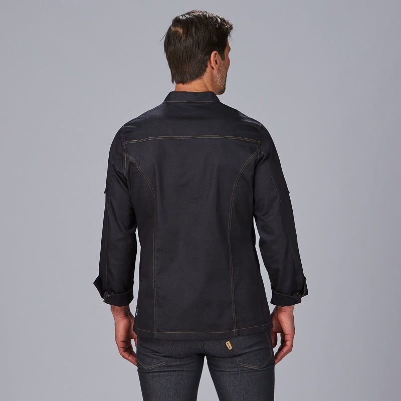 Veste de cuisine en jean denim Moran Gary's
