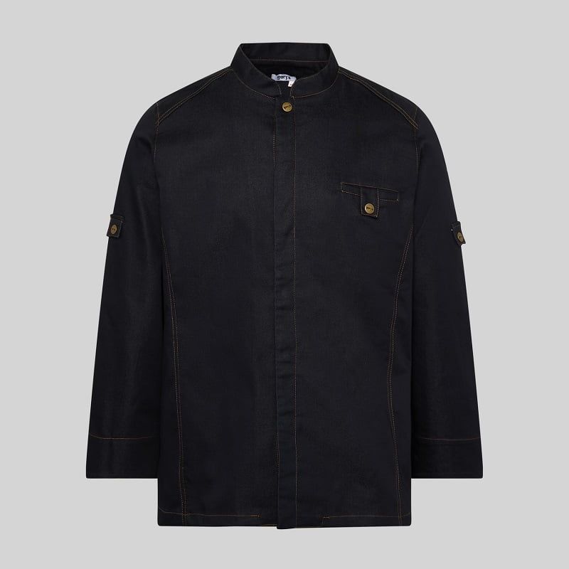 Veste de cuisine en jean denim Moran Gary's