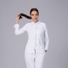 Veste cuisine style chemise éco responsable femme Moral Gary's