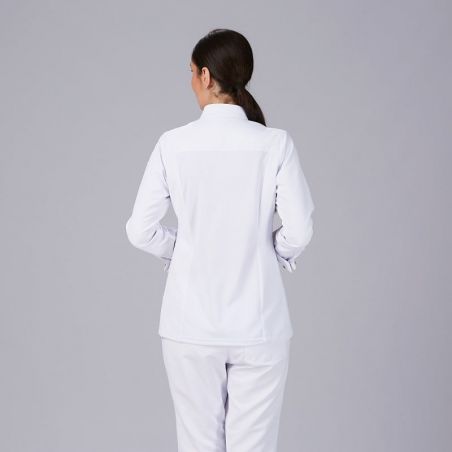 Veste cuisine style chemise éco responsable femme Moral Gary's