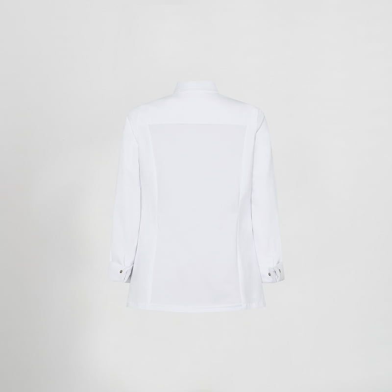 Veste cuisine style chemise éco responsable femme Moral Gary's