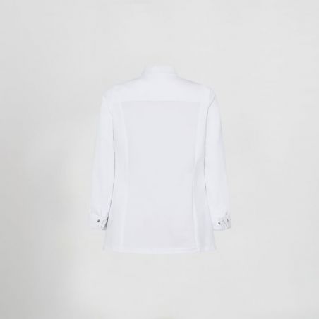 Veste cuisine style chemise éco responsable femme Moral Gary's