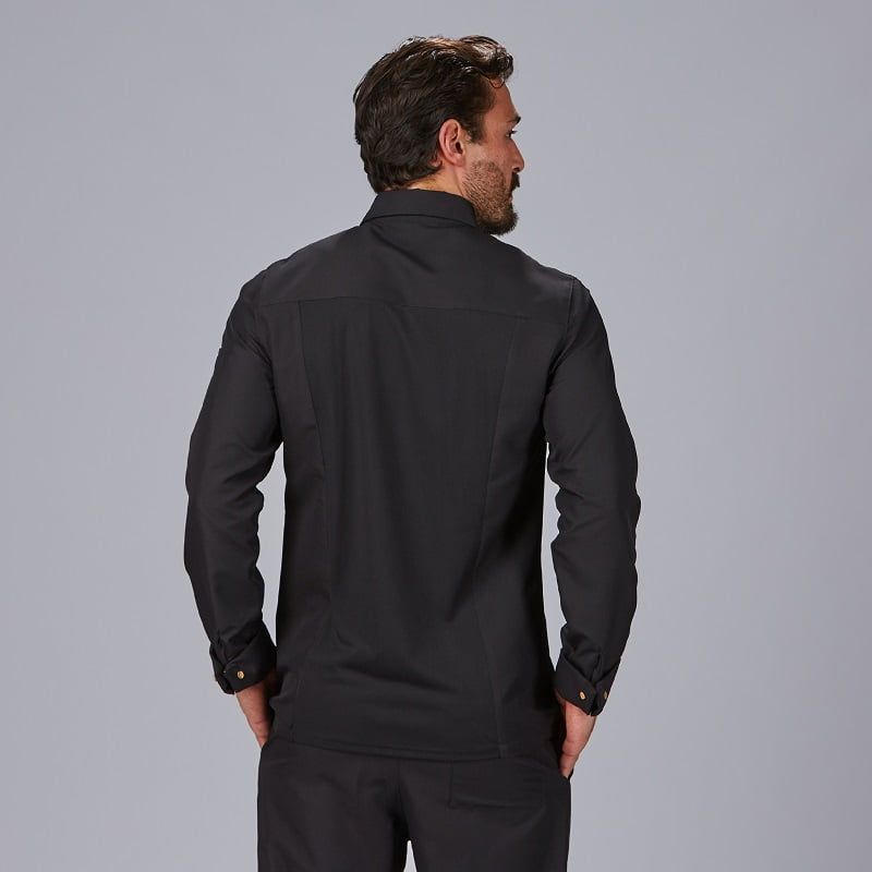 Veste cuisine style chemise éco responsable Tommaso Gary's