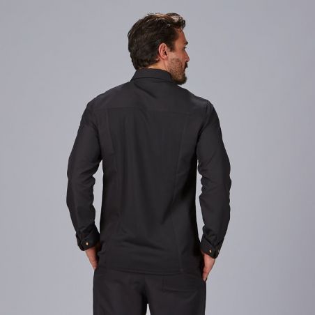 Veste cuisine style chemise éco responsable Tommaso Gary's