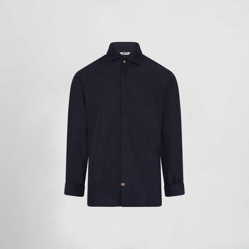 Veste cuisine style chemise éco responsable Tommaso Gary's