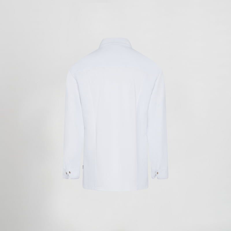 Veste cuisine style chemise éco responsable Tommaso Gary's