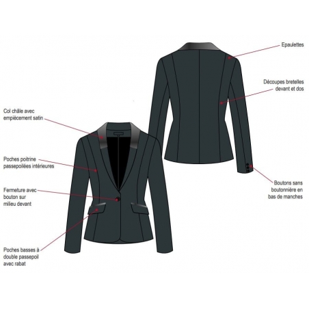 Veste de Service Femme Macchiato Lafont