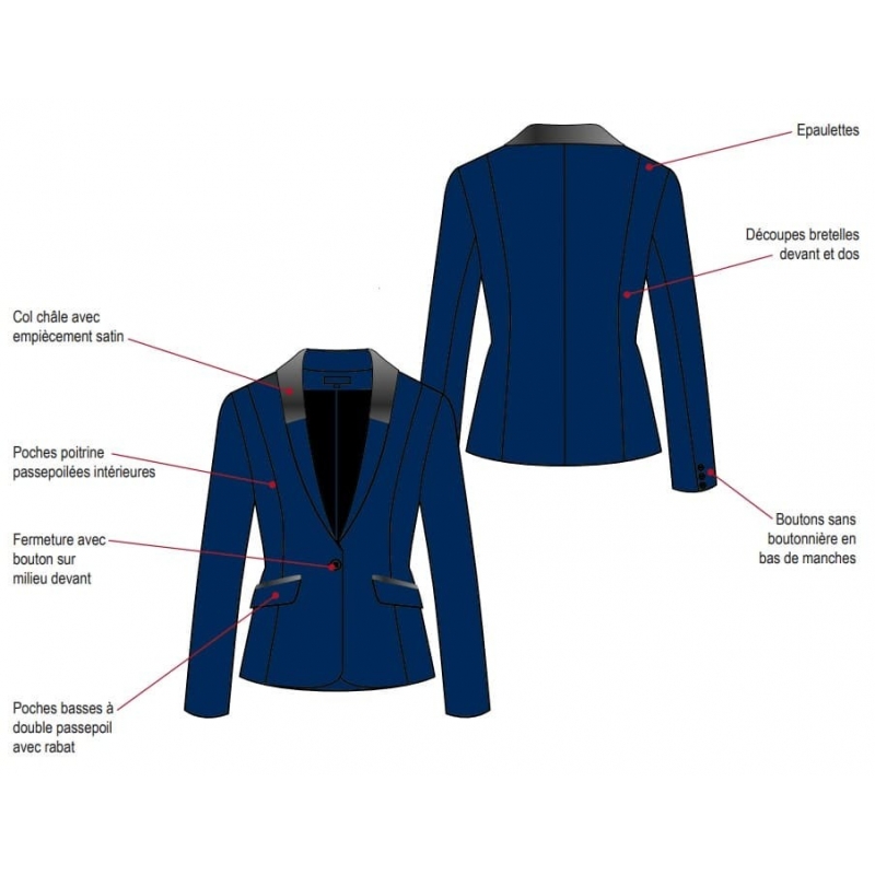 Veste de Service Femme Macchiato Lafont