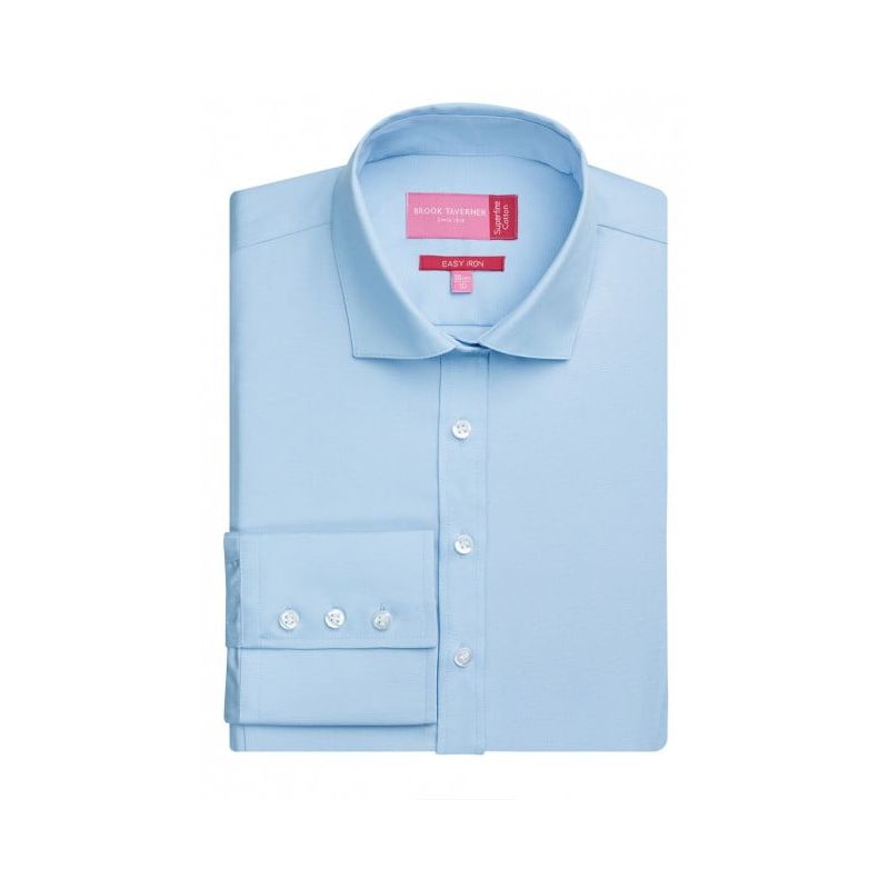 Chemisier coton stretch coupe ajustée Treviso Brook Taverner