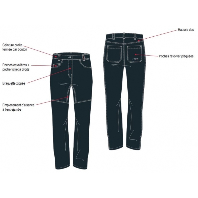 Pantalon de Cuisine Femme Lavender Lafont