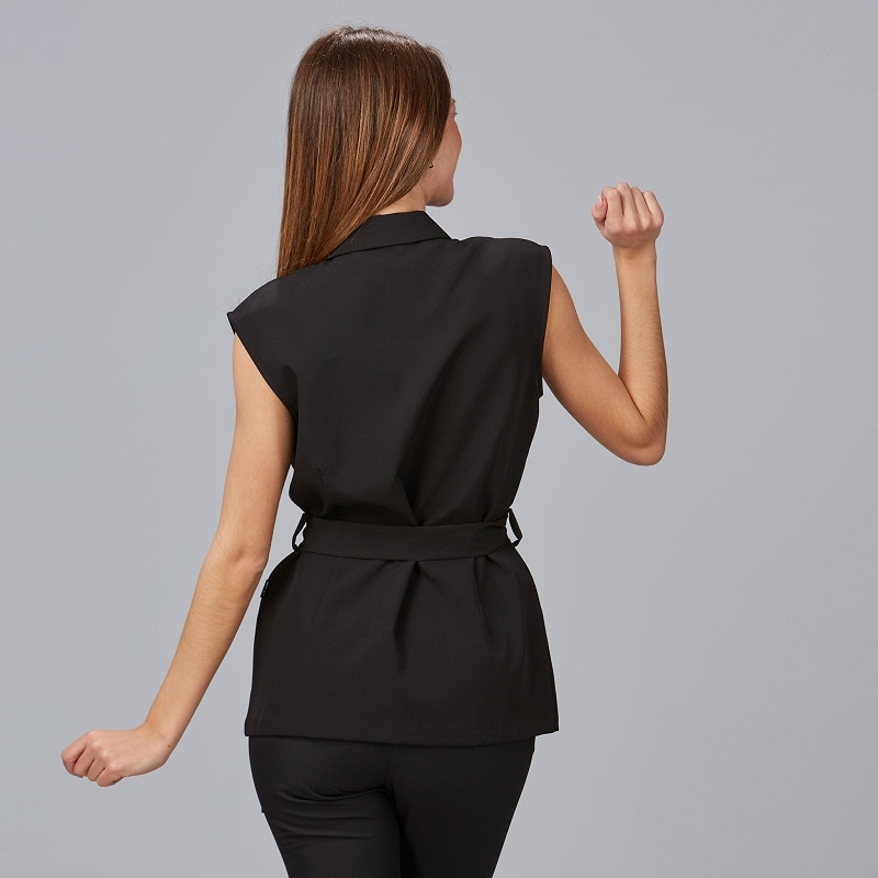 Gilet sans manches à revers femme Arabis Gary's