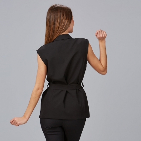 Gilet sans manches à revers femme Arabis Gary's