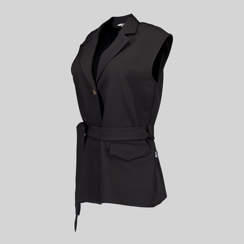 Gilet sans manches à revers femme Arabis Gary's