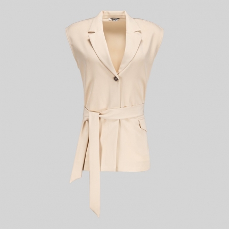 Gilet sans manches à revers femme Arabis Gary's