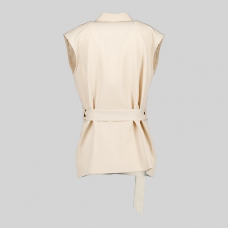 Gilet sans manches à revers femme Arabis Gary's
