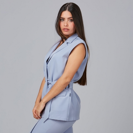 Gilet sans manches à revers femme Arabis Gary's