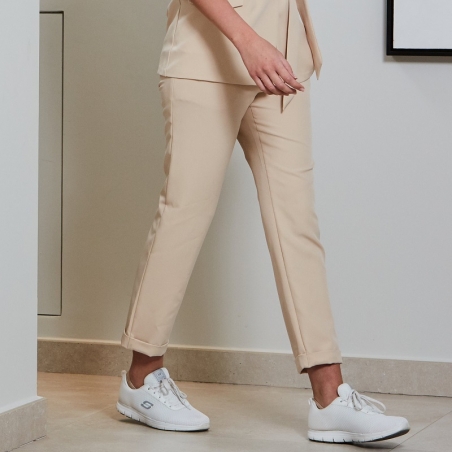 Pantalon femme à ourlet retourné 700049 Gary's